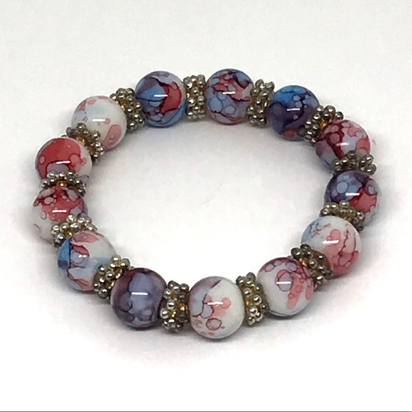 Boutique Jewelry - 🌺5/$25 Bokeh Multicolor Watercolor Bracelet